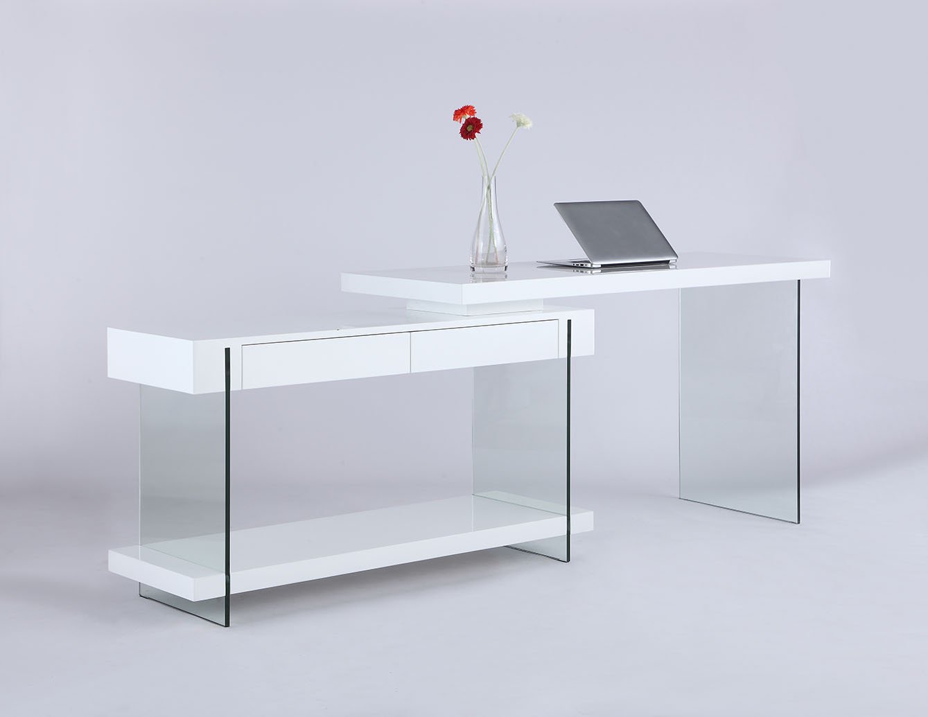 Milan Abbie White Motion Home Office Desk - Adjustable Height Standing Desk for Work from Home, Study & Gaming - Ergonomic Computer Desk with Smooth Electric Motor for Small Spaces & Modern Offices