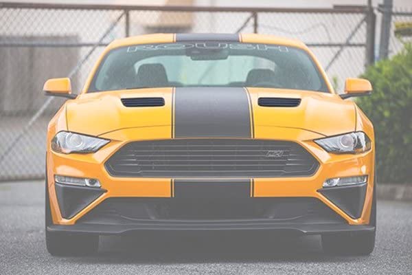 Roush 2018-2019 Mustang Hood Heat Extractors - Performance Cooling Vents for Ford Mustang GT & EcoBoost - Perfect for Track Days & High-Performance Driving