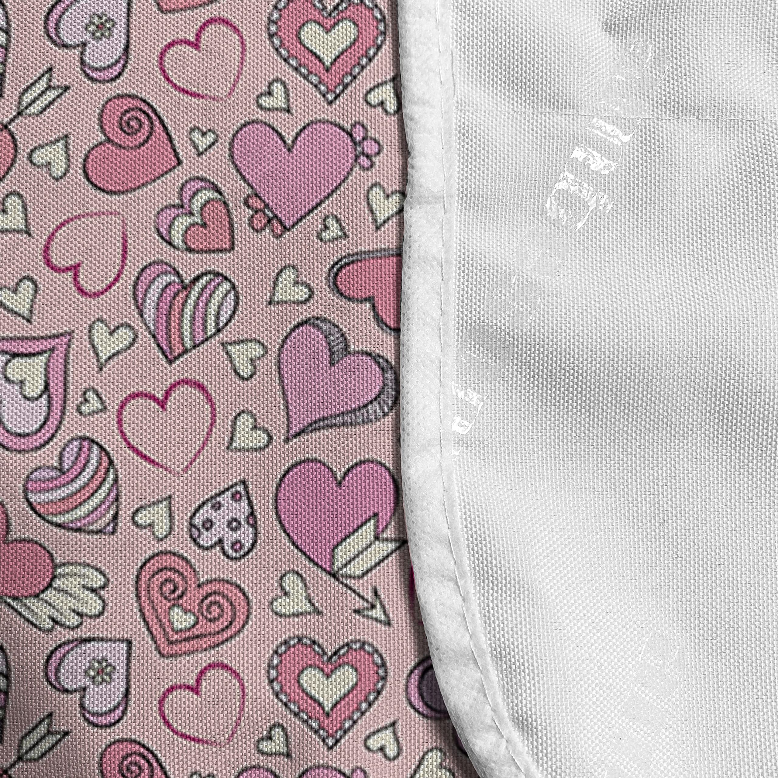 Ambesonne Romantic Microwave Cover - Waterproof Kitchen Organizer with Pockets, 36