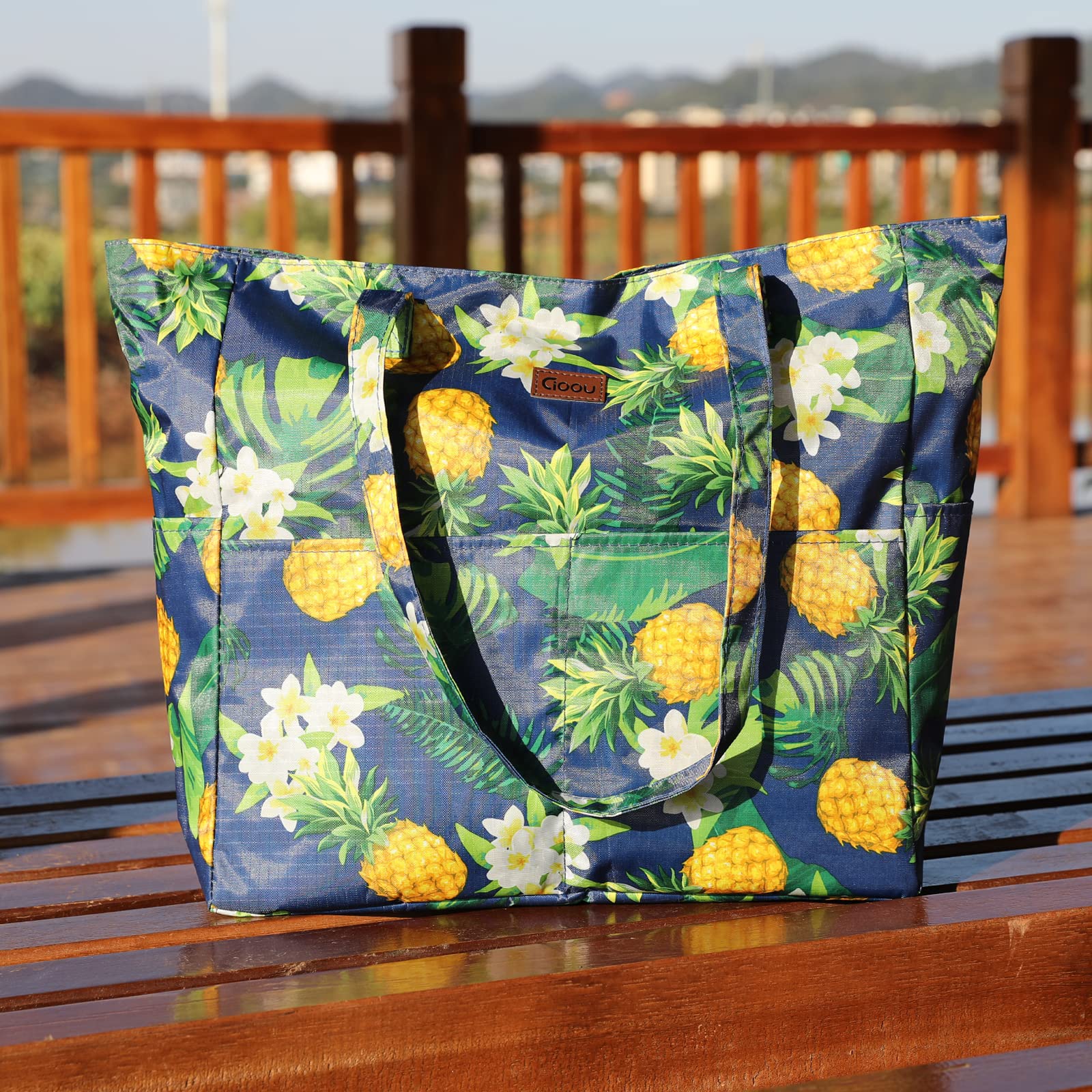 Waterproof Beach Bag - Large Lightweight Tote for Gym, Pool & Travel | Top Zip
