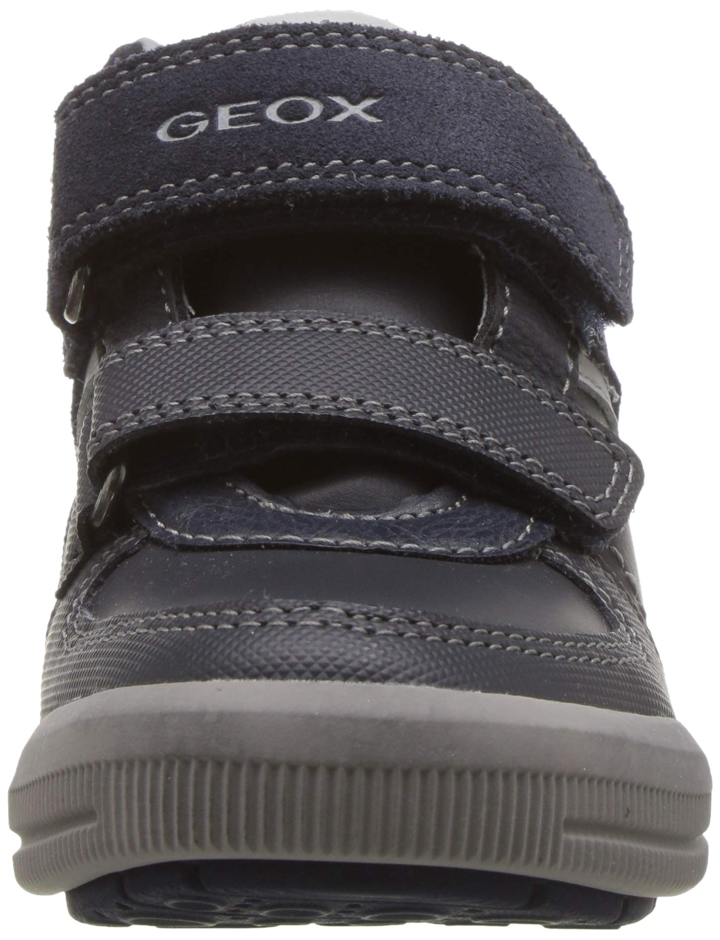 Geox Boys' Arzach High Top Velcro Sneakers - Breathable & Comfortable Kids Shoes for School, Play & Everyday Wear
