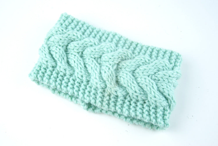 Warm Acrylic Thick Wool Knitted Headband for Women - Winter Fashion Hair Accessories - Perfect for Outdoor Activities & Cold Weather