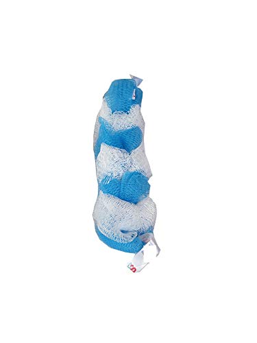 Exfoliating Bath Sponge Loofah Scrub for Women & Men - 20cm Body Brush, Pack of 3 (Random Colors) - Perfect for Shower, Bath & Skin Exfoliation