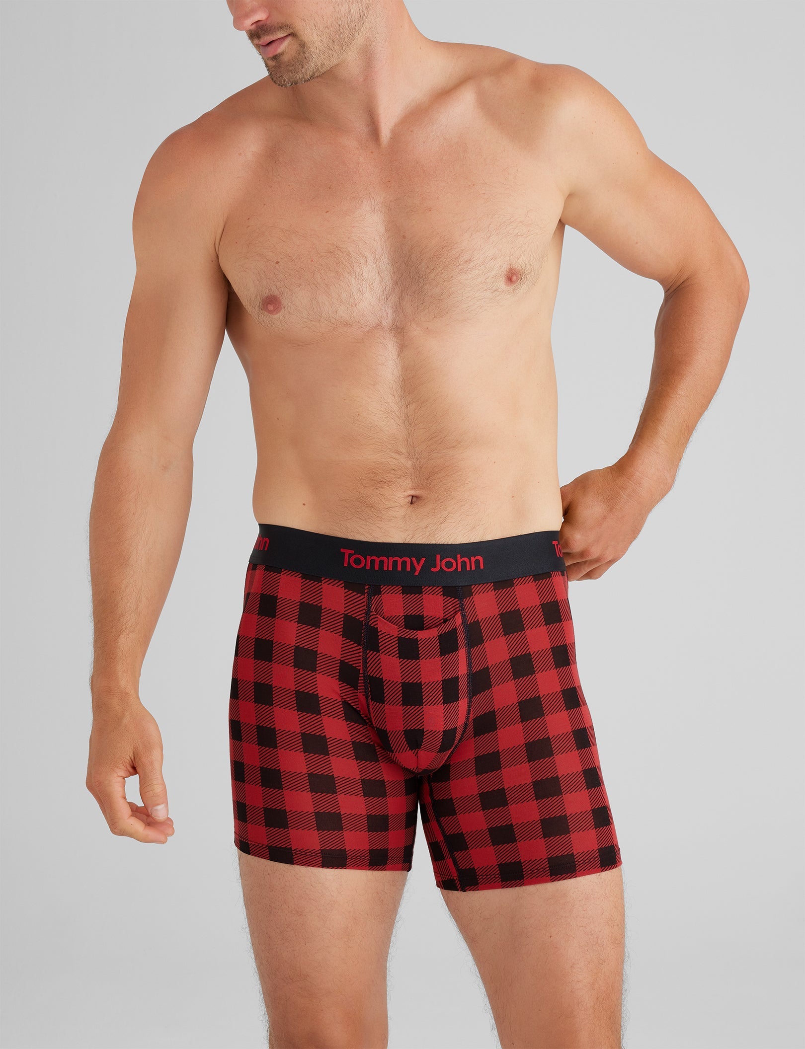 Second Skin Mid Length Boxer Briefs - 6 Pack Ultra Soft Breathable Men's Underwear for All-Day Comfort - Perfect for Workout, Running, and Everyday Wear