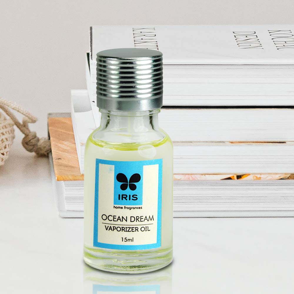 IRIS Ocean Dream Vaporizer 15ml Essential Oil - Portable Aromatherapy for Relaxation, Stress Relief & Home Fragrance