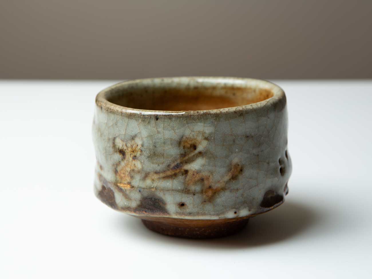 Handmade Small Monsoon Chawan Tea Bowl - Traditional Japanese Ceramic Matcha Bowl for Tea Ceremony, Perfect for Matcha, Green Tea, and Zen Meditation