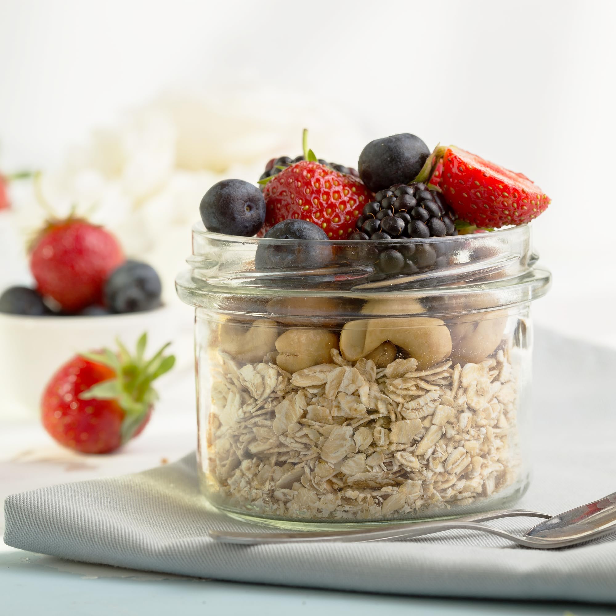 Organic Gluten-Free Rolled Oats - 1 Gallon Bulk Bag | Non-GMO, Old-Fashioned Whole Grain Oats for Baking, Breakfast & Food Storage | Perfect for Oatmeal, Granola & Healthy Recipes