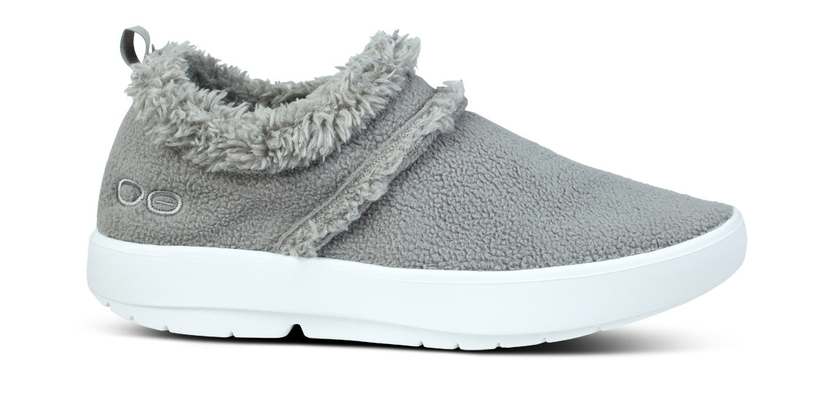Women's OOcoozie Low Shoe Slate - Comfortable Casual Slip-On Shoes for Walking, Travel & Everyday Wear
