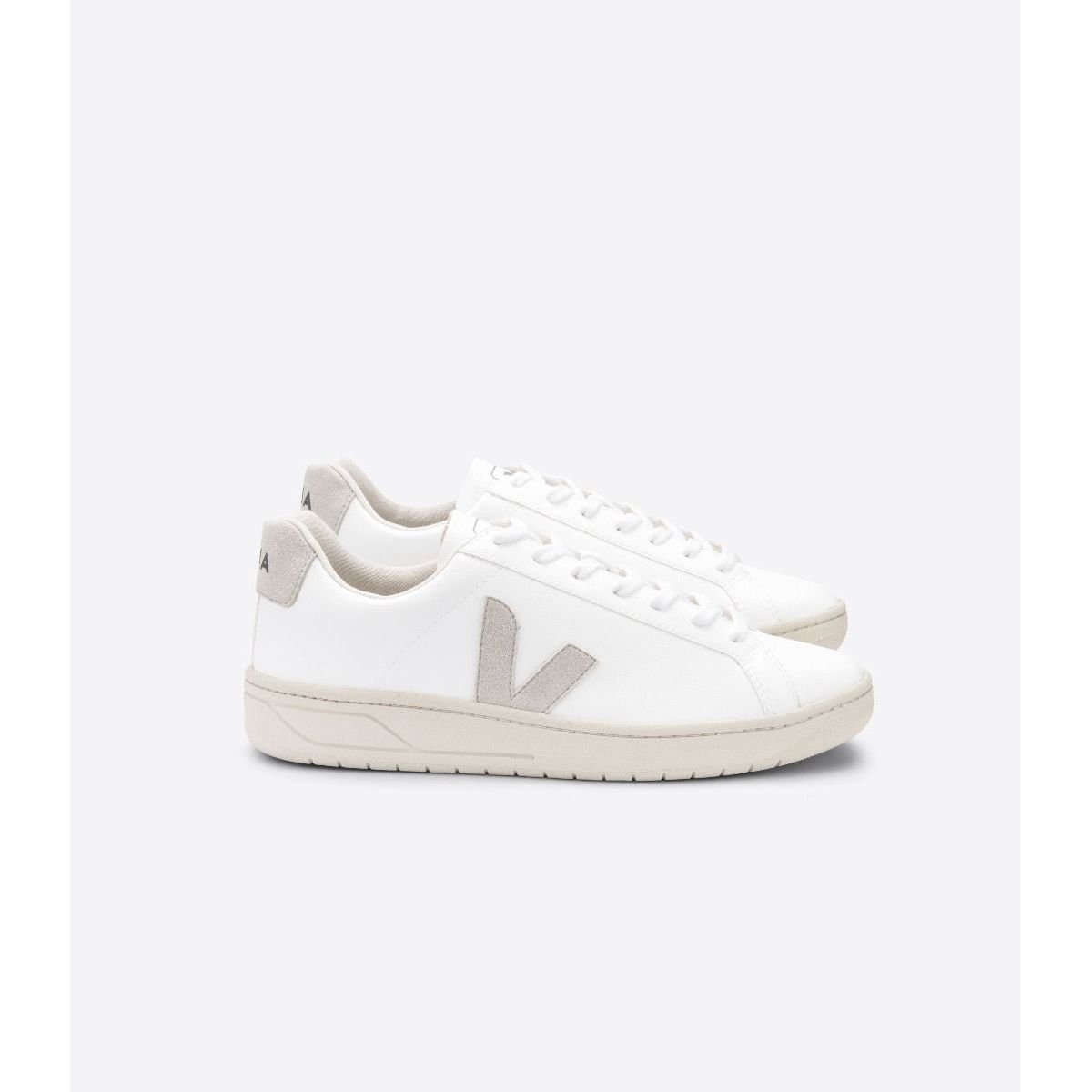 Veja Women's Urca CWL Sneakers - White & Natural Vegan Leather Casual Shoes for Women | Comfortable Walking & Everyday Wear