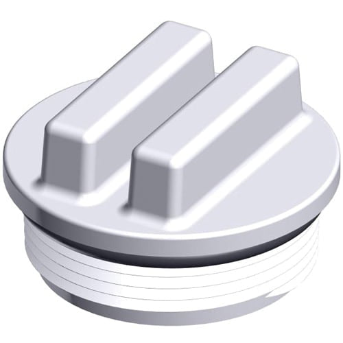 Hayward 1-1/2 Inch Plastic Threaded Winter Pool Plug with O-Ring Seal - Perfect for Winterizing Inground and Above Ground Pools