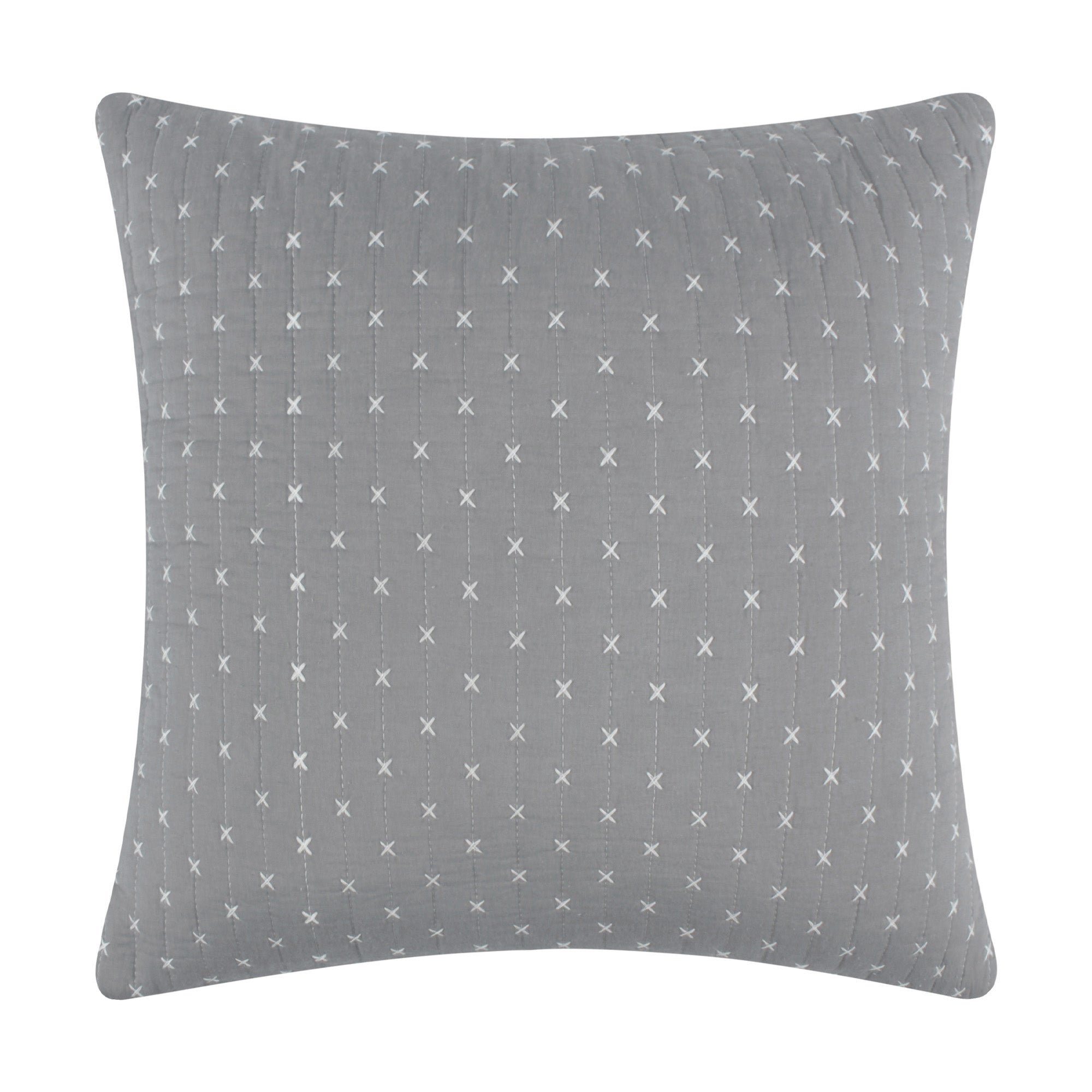 Cross Stitch Square Pillow - Handmade Decorative Cushion Cover for Home Decor, Sofa, Bedroom & Living Room - Perfect Gift for Embroidery Lovers