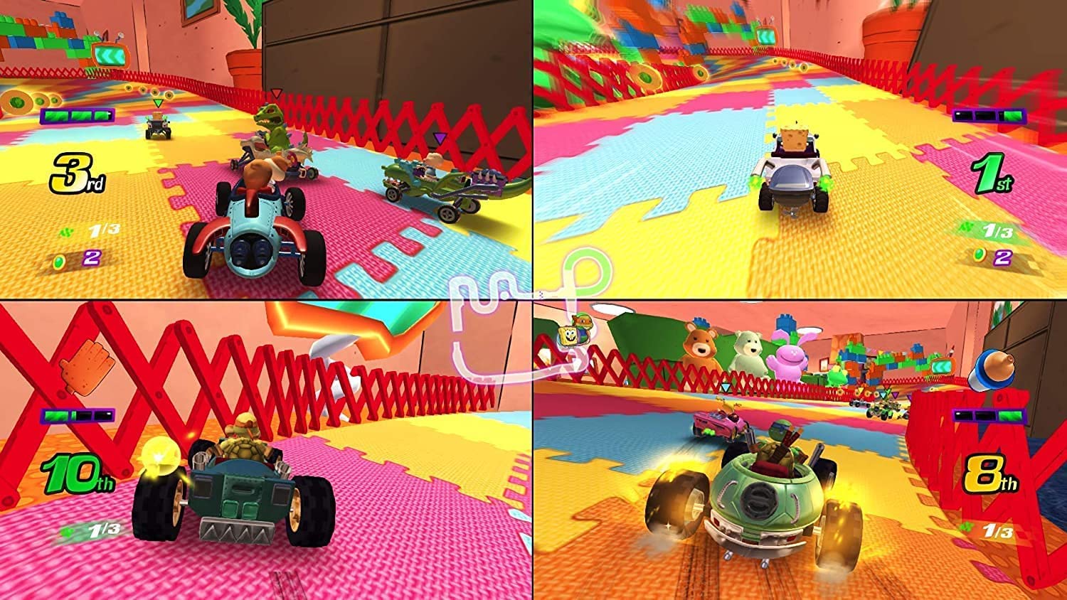 Nickelodeon Kart Racers Bundle with Steering Wheel Accessory - Nintendo Switch Game (Physical Edition) - Fun Racing Game for Kids & Family Game Night