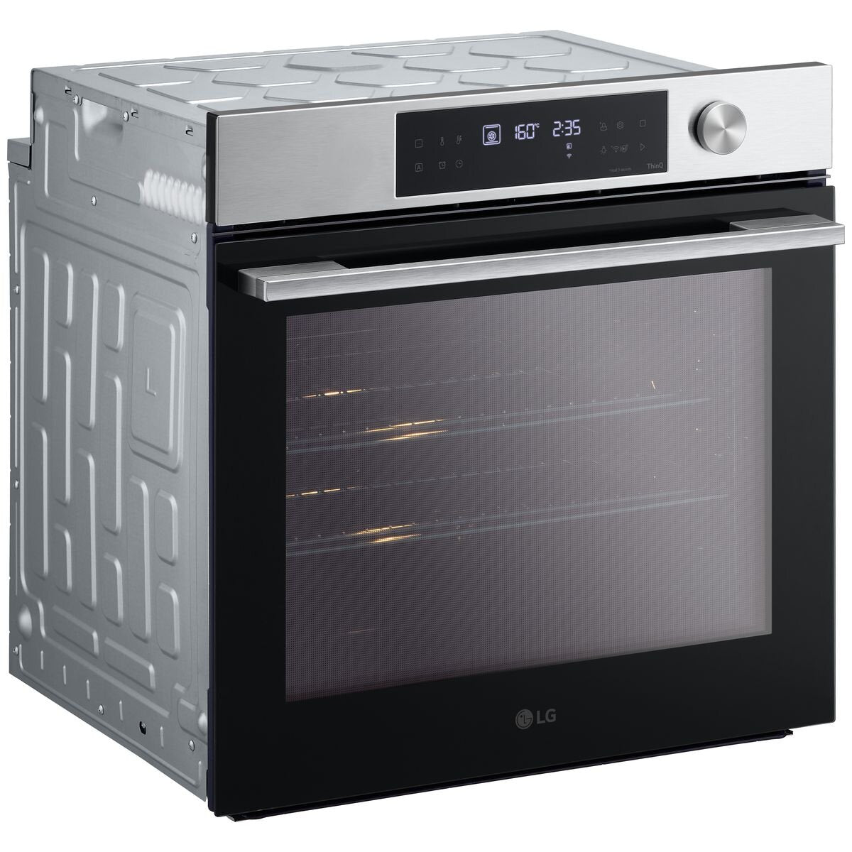 LG 60cm InstaView Series 7 Pyrolytic Self-Cleaning Oven with Stainless Steel Design - BO607G1S4 - Perfect for Modern Kitchens, Baking, Roasting & Family Cooking