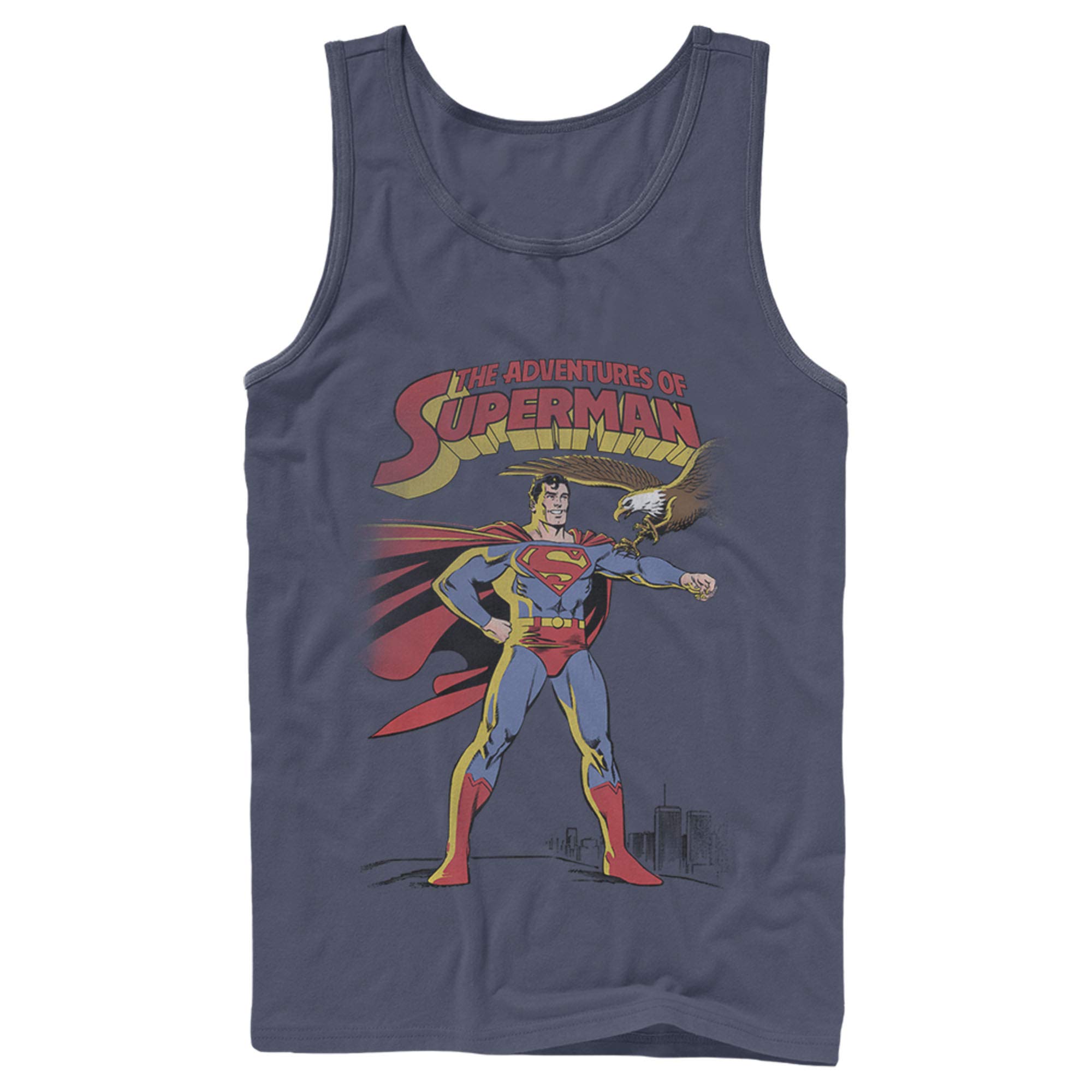 Superman Patriotic Tank Top for Men - Casual & Gym Wear