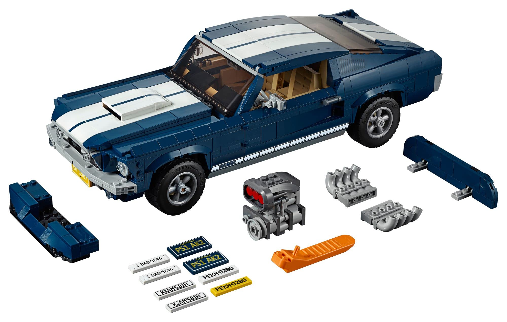 LEGO Creator Expert Ford Mustang 10265 Building Kit - 1471-Piece Collector's Model Car with Detailed Interior & V8 Engine | Perfect for Home Office Display, Gifts for Adults & Teens | Great for Car Enthusiasts & LEGO Fans