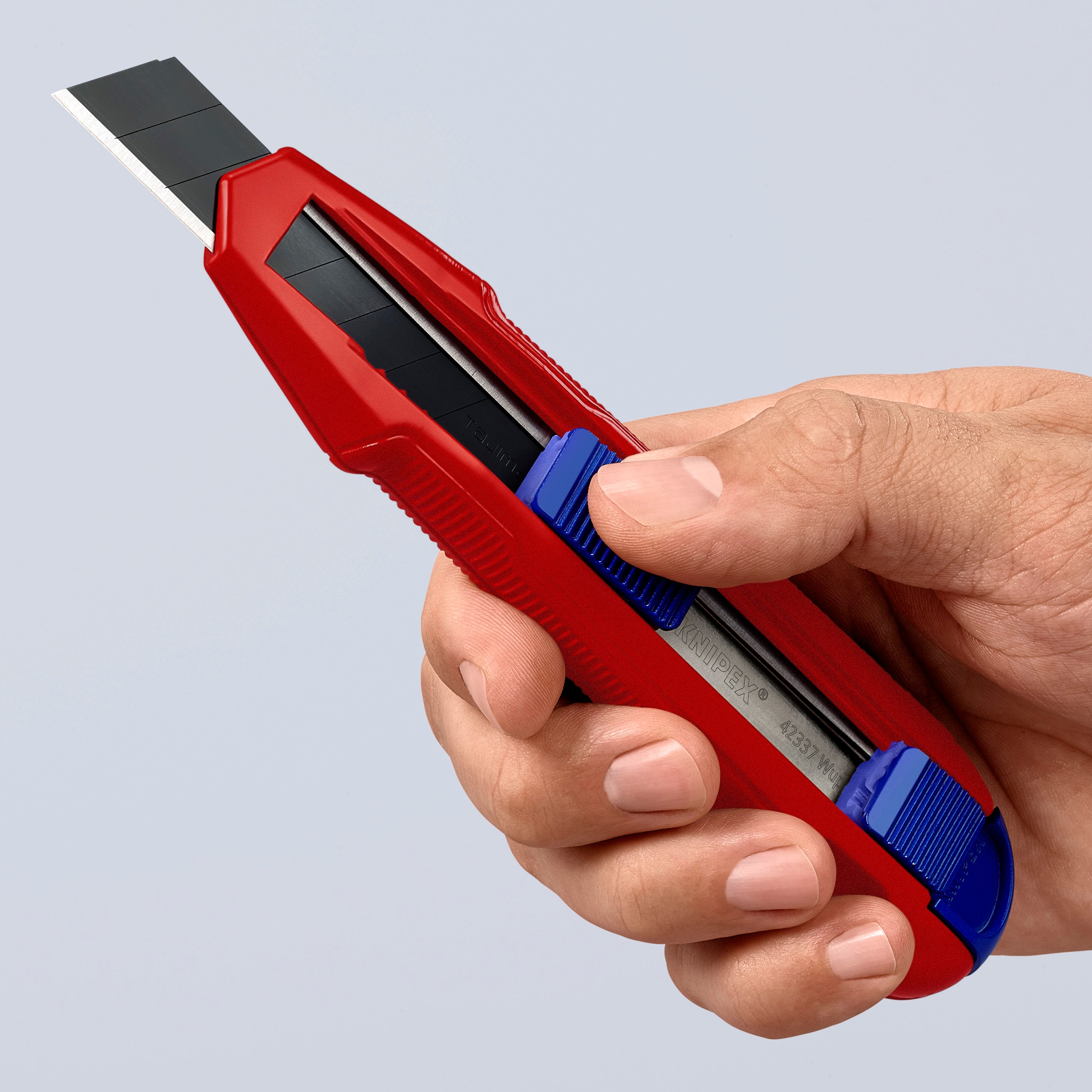 KNIPEX 9010165BKA 6-1/2 Inch Cutix Universal Snap Knife - Heavy Duty Utility Blade Cutter for Construction, DIY, and Craft Projects