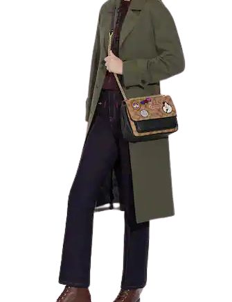 Coach Disney x Coach Klare Crossbody Bag 25 in Signature Canvas with Patches - Stylish Disney-Themed Handbag for Women, Perfect for Casual Outings, Travel & Disney Park Visits