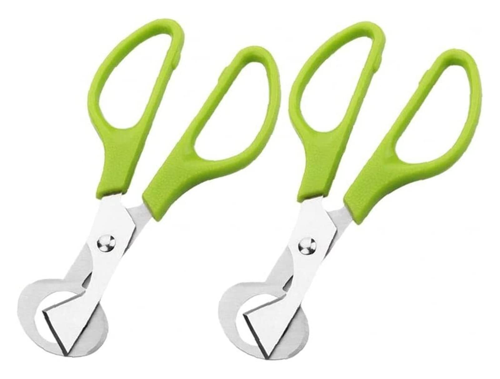 2 Pack Stainless Steel Quail Egg Scissors - Egg Slicer & Cracker Tool for Small Eggs - Perfect for Home Kitchen & Restaurant Use - Great for Salads, Appetizers & Gourmet Cooking