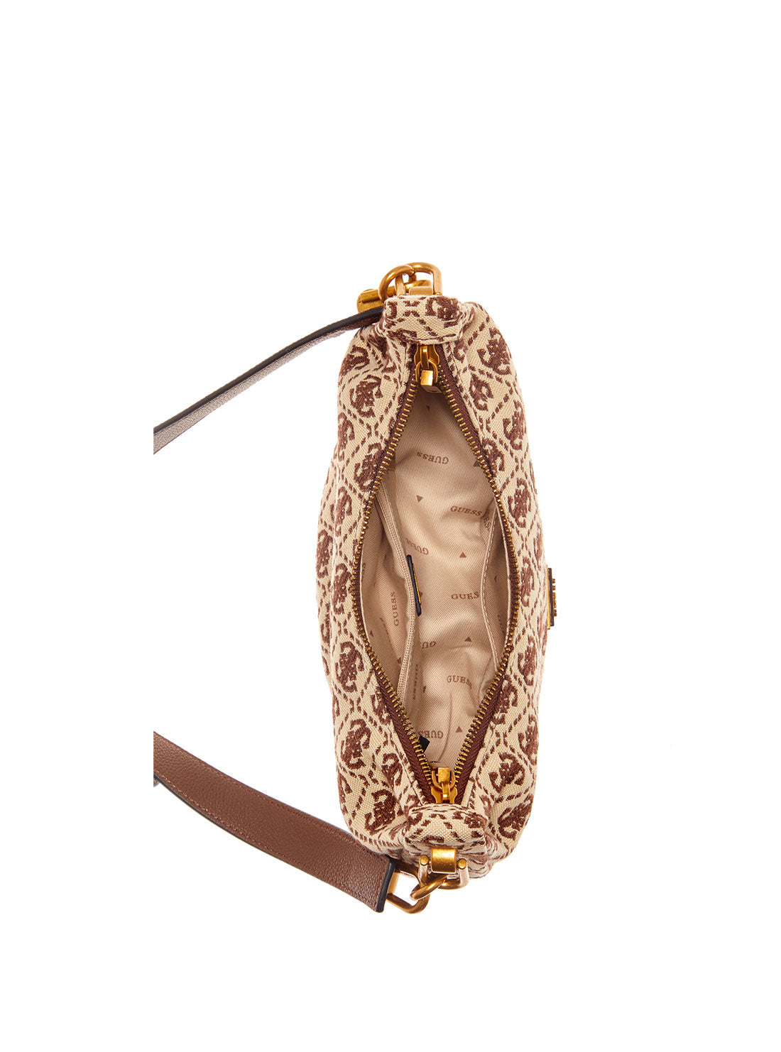 Brown Logo Shemara Mini Hobo Satchel Bag - Stylish Crossbody Purse for Women | Perfect for Work, Travel & Everyday Use