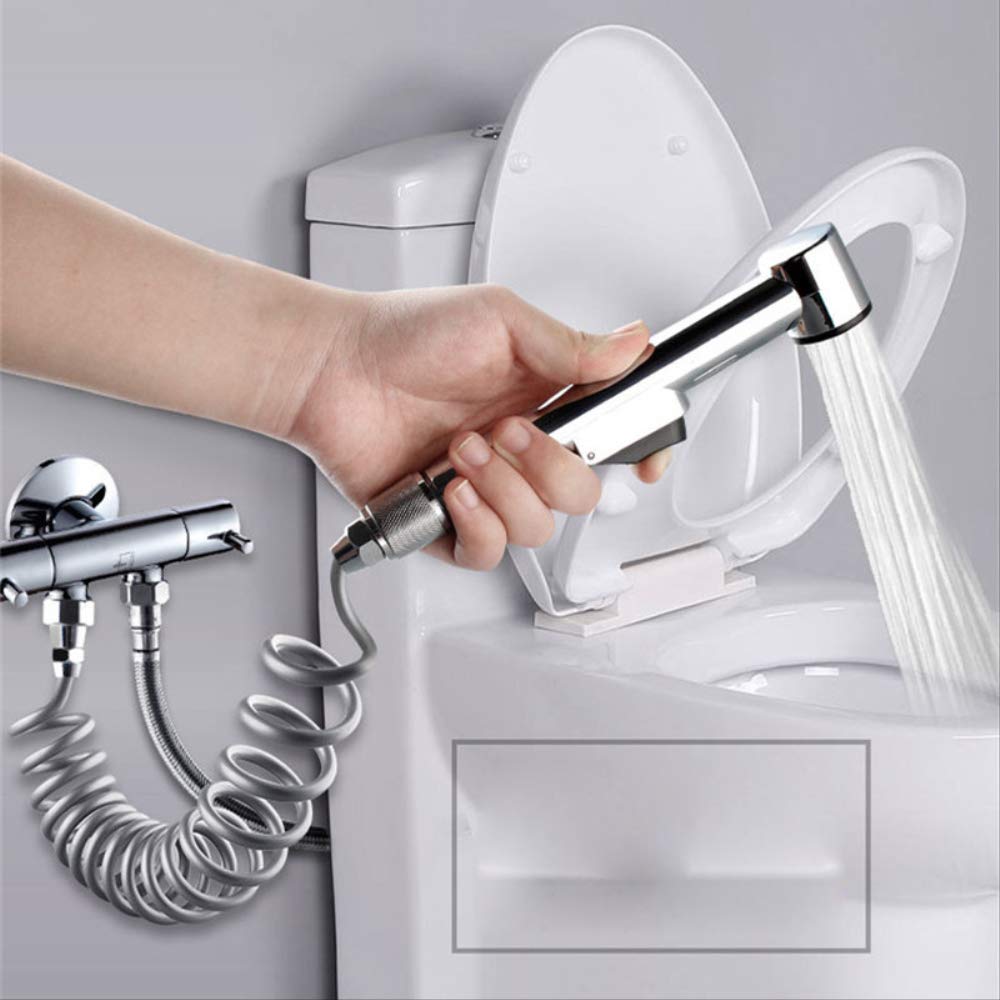 XBSXP Handheld Bidet Sprayer - Portable Toilet Bidet Attachment with Adjustable Water Pressure for Personal Hygiene | Perfect for Bathroom, Travel & Postpartum Care