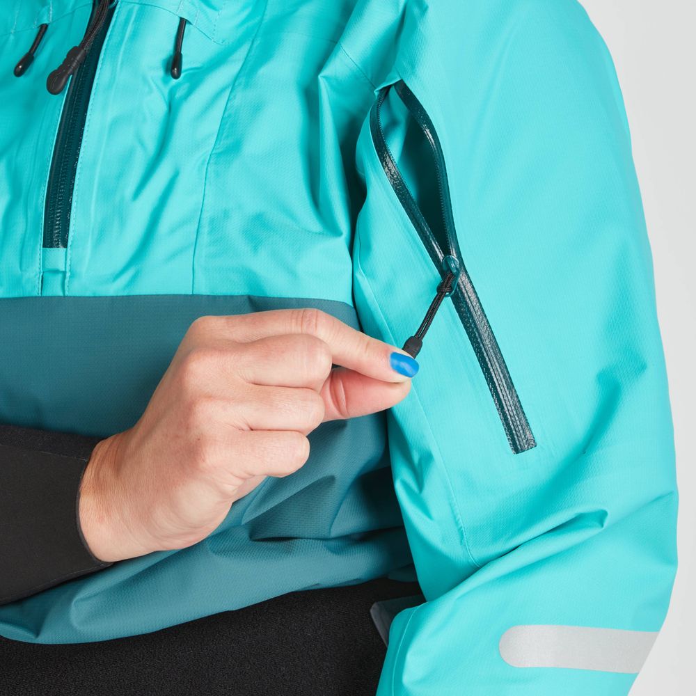 NRS Riptide Women's Waterproof Paddling Jacket - Lightweight & Breathable for Kayaking, Canoeing & Stand-Up Paddleboarding (Closeout)