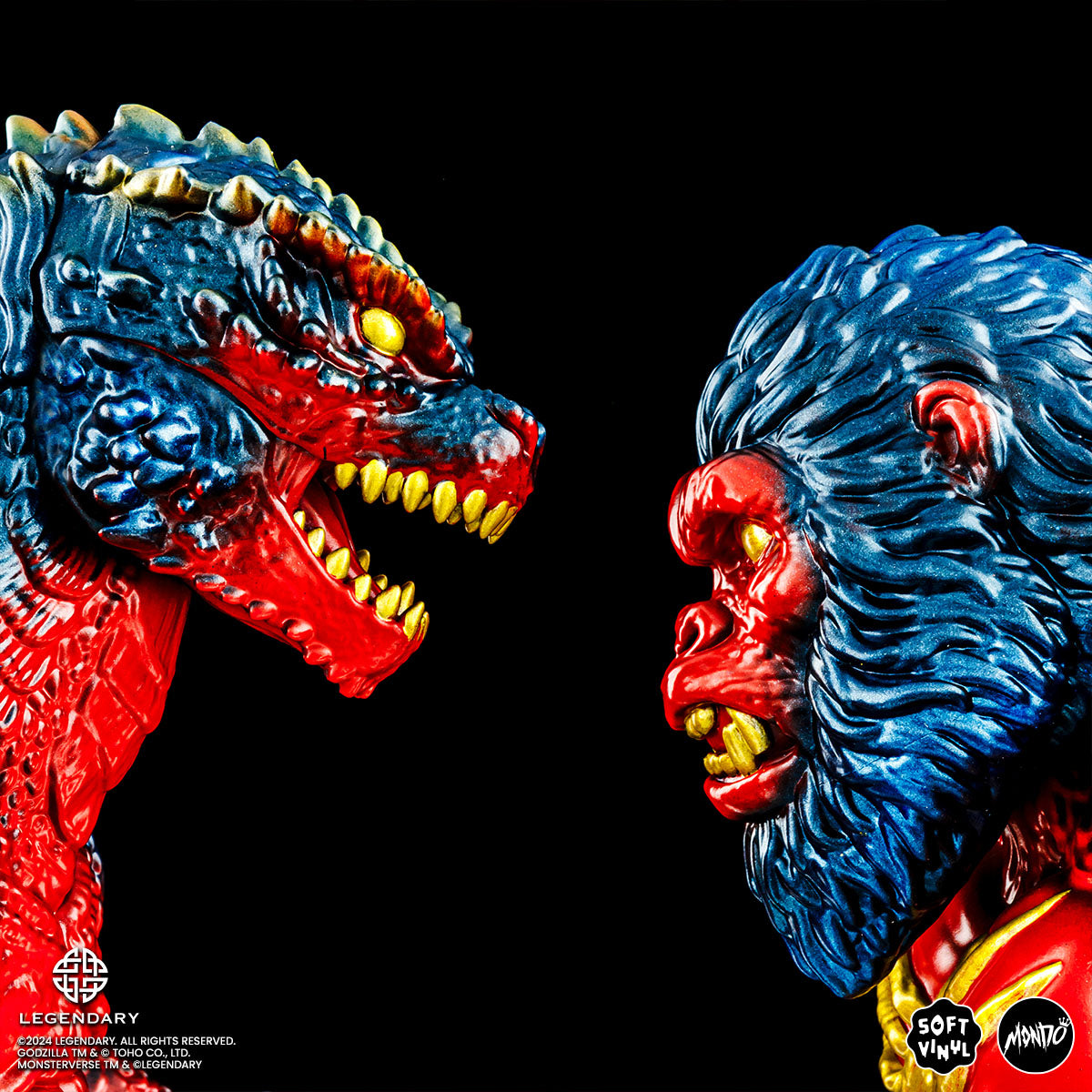 Godzilla x Kong: The New Empire Soft Vinyl Figure - Retro Titan Variant Collectible Toy for Movie Fans & Pop Culture Enthusiasts | Perfect for Display, Gifts & Anime Collections