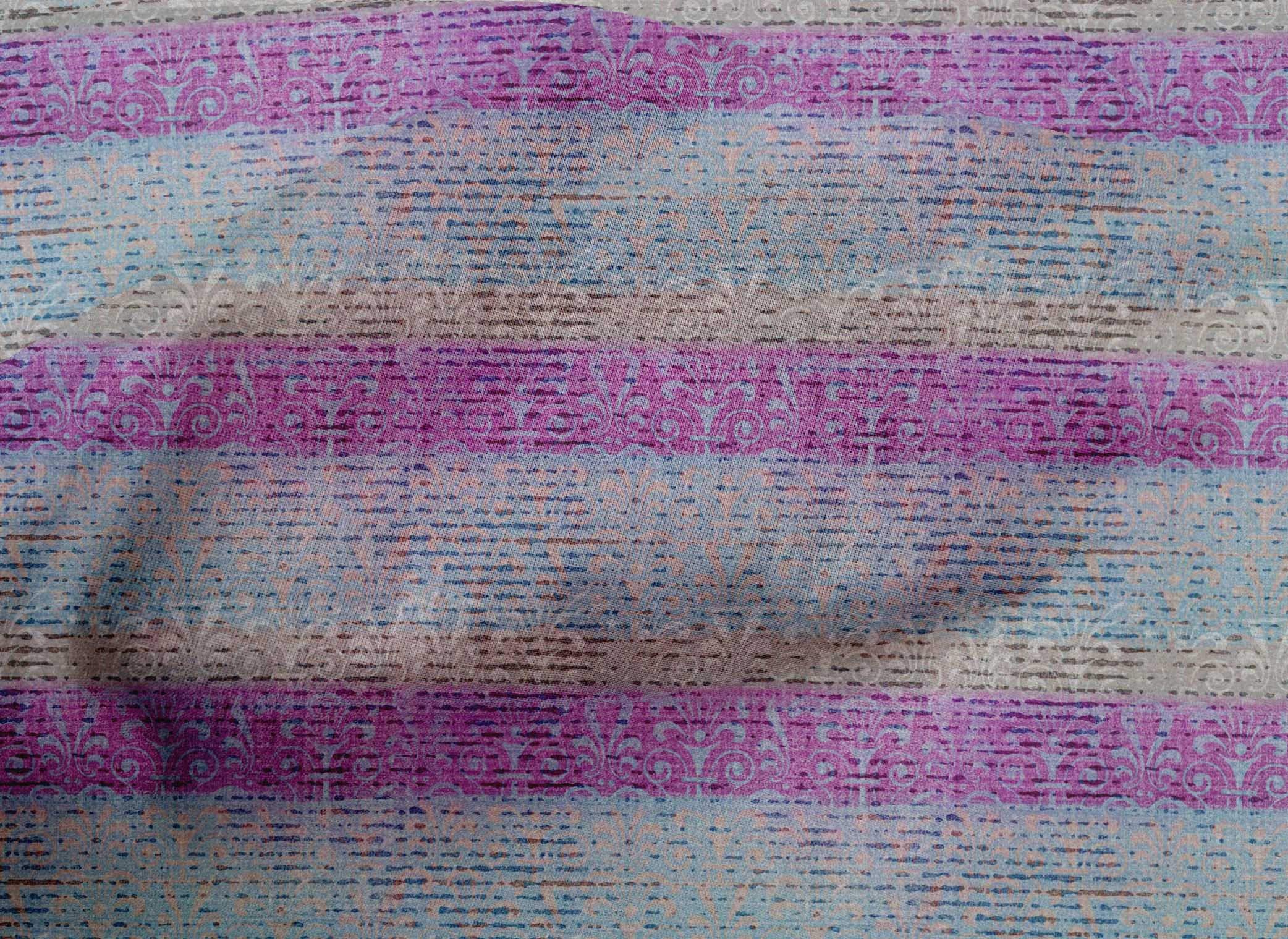 oneOone Cotton Poplin Pink Floral Textured Dress Fabric - 42 Inch Wide by The Yard | Perfect for Summer Dresses, Skirts & DIY Sewing Projects