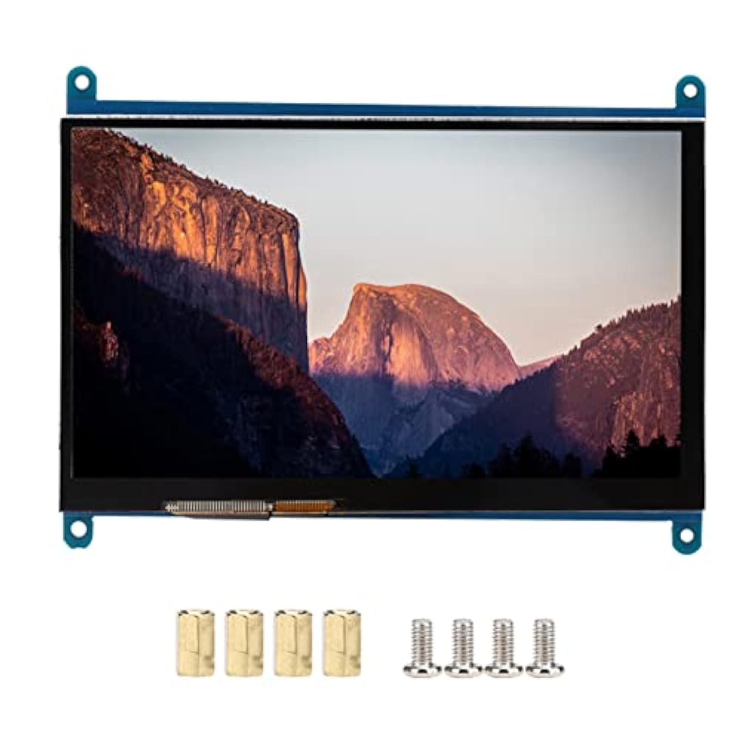 VBestLife 7 Inch Touchscreen Monitor for Raspberry Pi - Ultra HD 1024x600 Portable Display with Raspbian/Ubuntu/Kodi/IOT Support | Perfect for DIY Projects, Home Automation, and IoT Development
