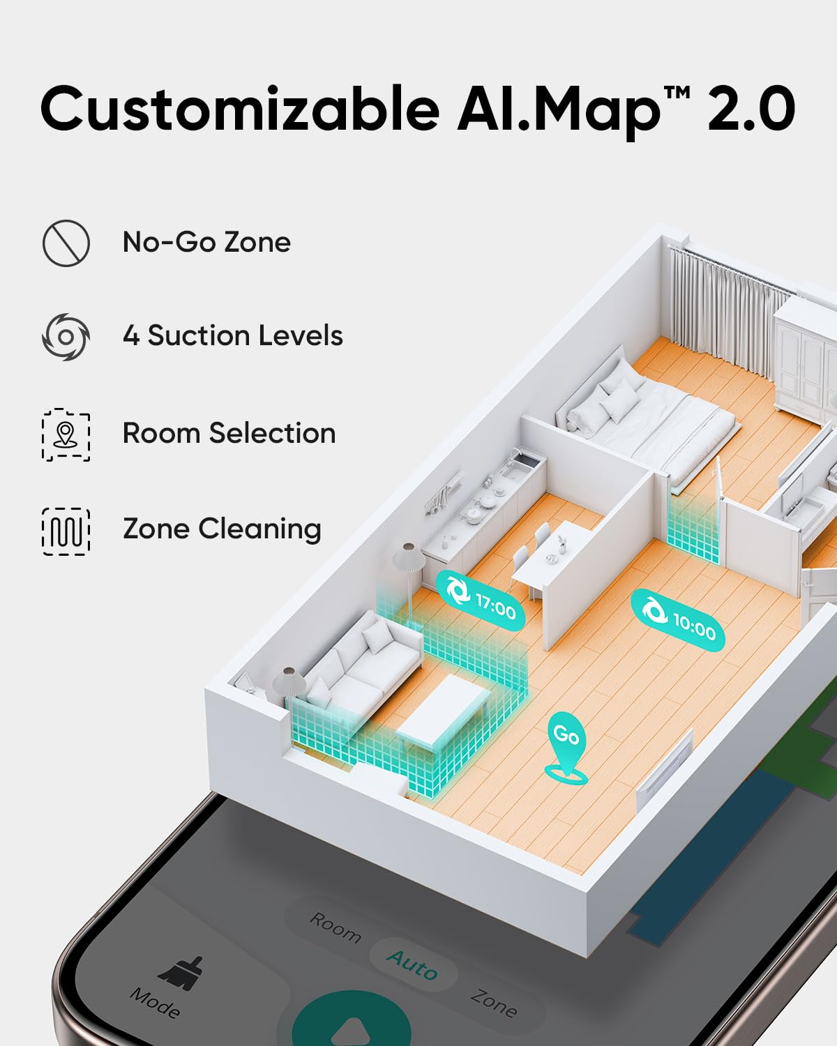 eufy L60 Robot Vacuum with Self-Empty Station - 6× Dust Bags Included - Smart Mapping, Strong Suction for Pet Hair & Hard Floors - Perfect for Home Cleaning & Pet Owners