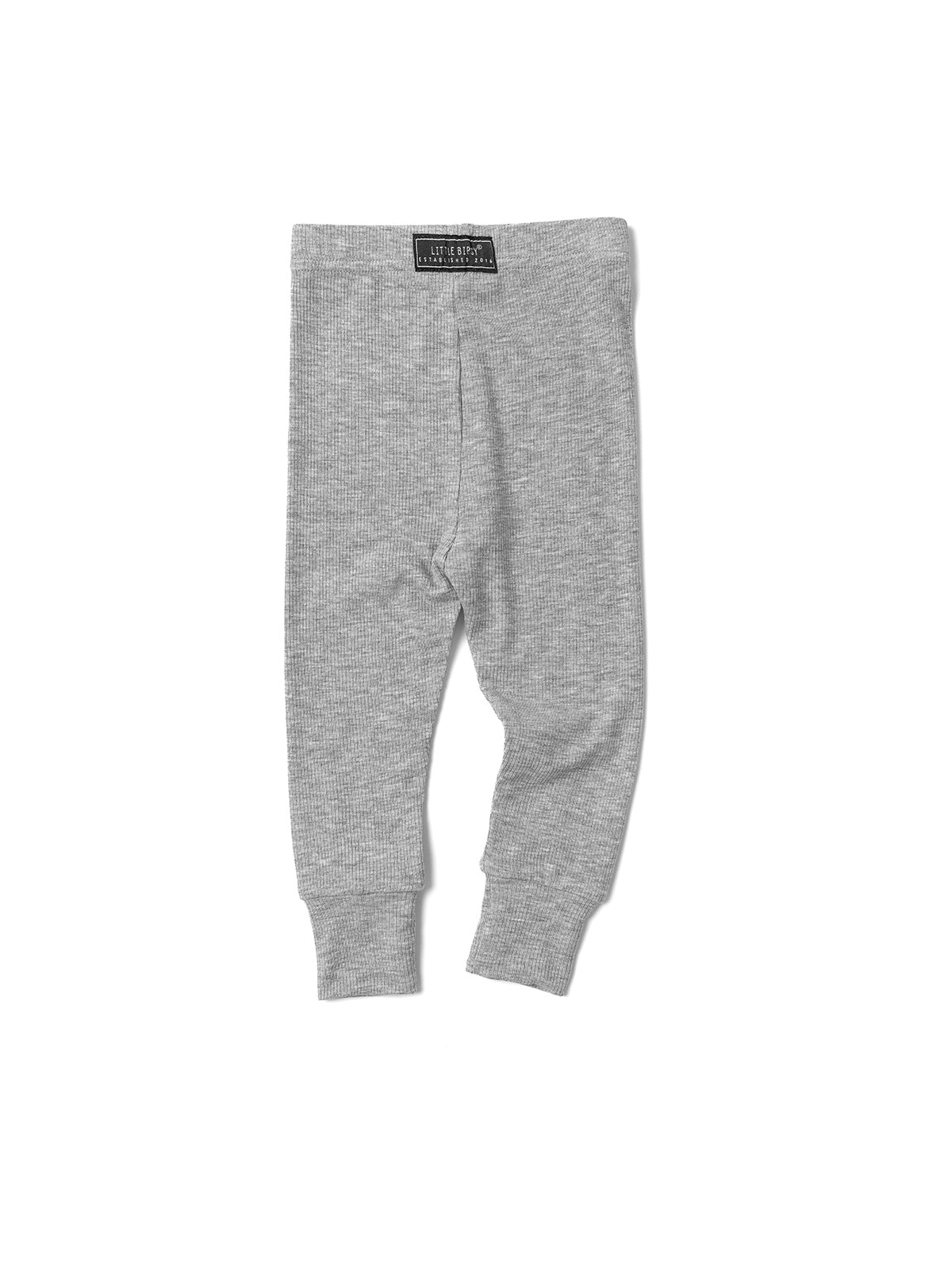 High Waist Ribbed Leggings for Women - Stretchy & Comfortable Grey Workout Yoga Pants - Perfect for Gym, Running, Lounge & Everyday Wear