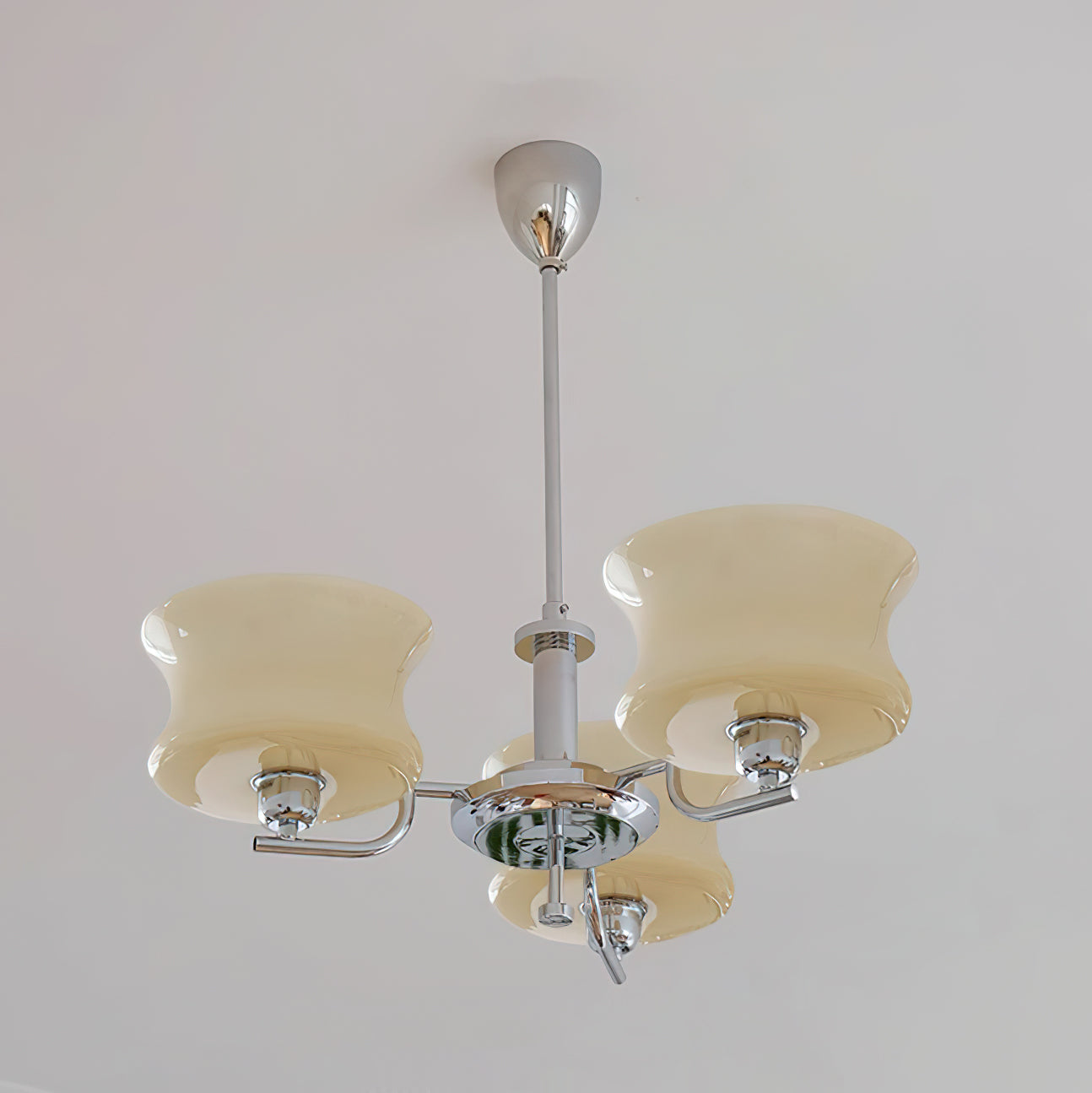 Elegant Blue Crystal Chandelier - Modern Ceiling Light Fixture for Dining Room, Bedroom & Living Room Decor | Energy Efficient LED Lighting for Home & Office