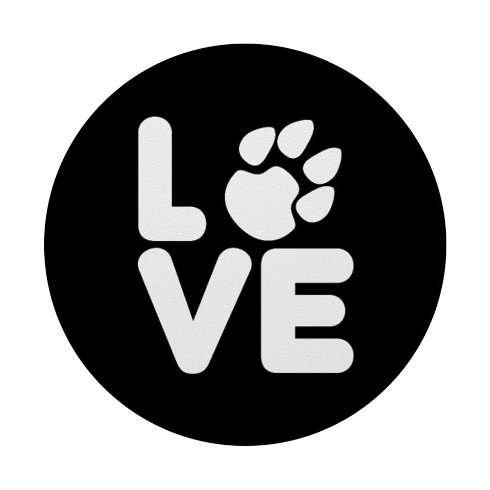Dog Lover PopSockets Adhesive PopGrip with Paw Print Design - Perfect for Pet Owners, Phone Grips for Secure Hold While Walking Your Dog or Taking Selfies with Pets