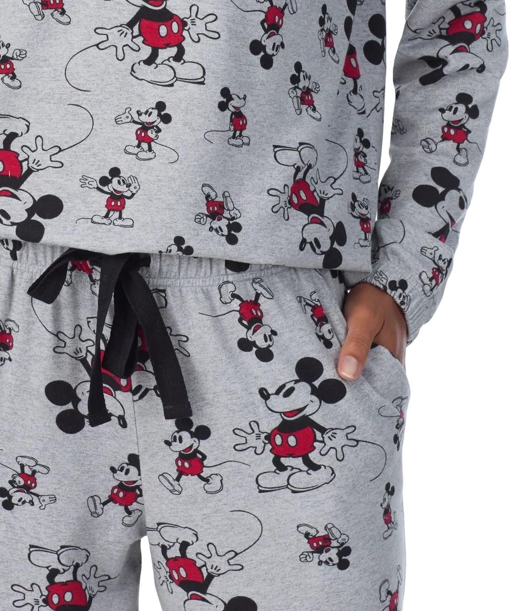 Disney Women's 2-Piece Cozy Pajama Set - Soft Sleepwear for Women & Girls - Perfect for Bedtime, Lounging & Movie Nights