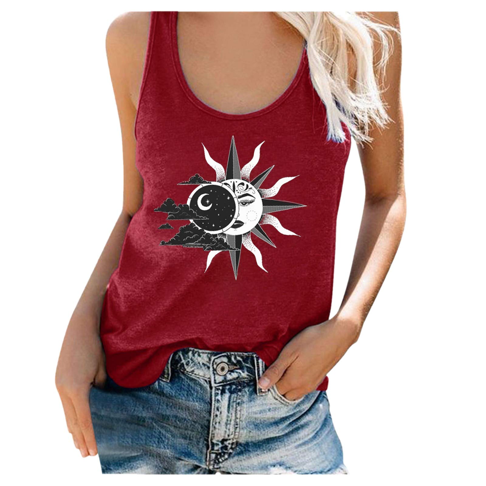 Women's Strappy Crop Swing Vest - Y2K Sleeveless Tank Top for Workout, Clubwear & Casual Outfits | Sexy Cami Shirt for Party, Date Night & Summer Fashion