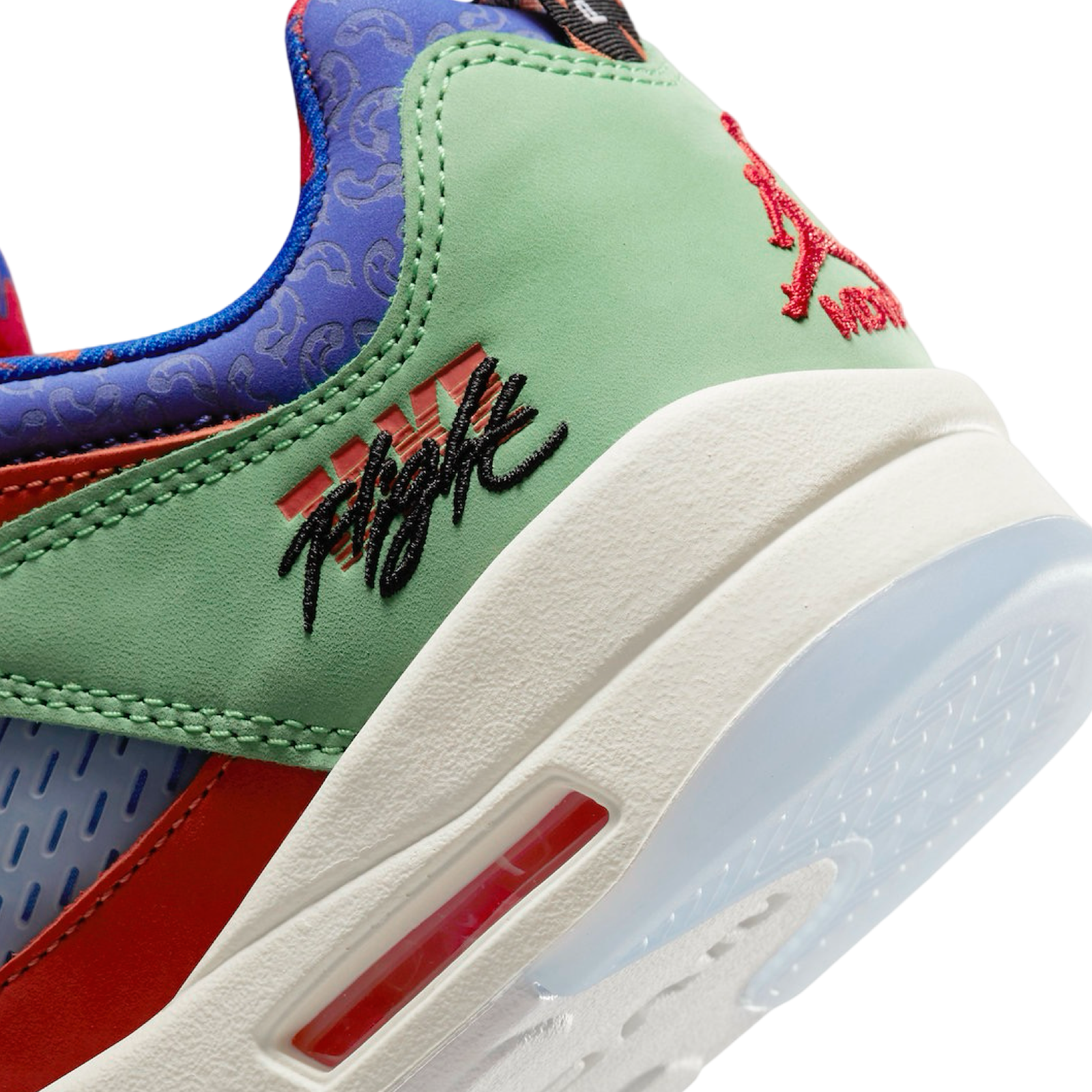 Air Jordan 5 Retro Low Doernbecher Michael Hyper Royal Orange Sneakers - Limited Edition Basketball Shoes for Men - Perfect for Streetwear & Sneaker Collectors
