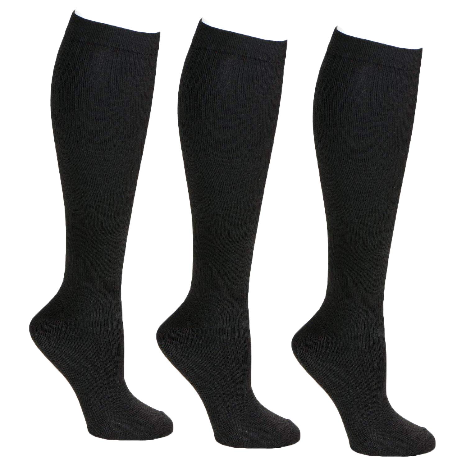 **PACKO SOCKS Compression Socks for Women & Men - Medical, Nursing, Hiking, Recovery, Travel & Flight Socks (Black, S/M) - Improve Circulation & Reduce Swelling for Long Flights & Workouts**