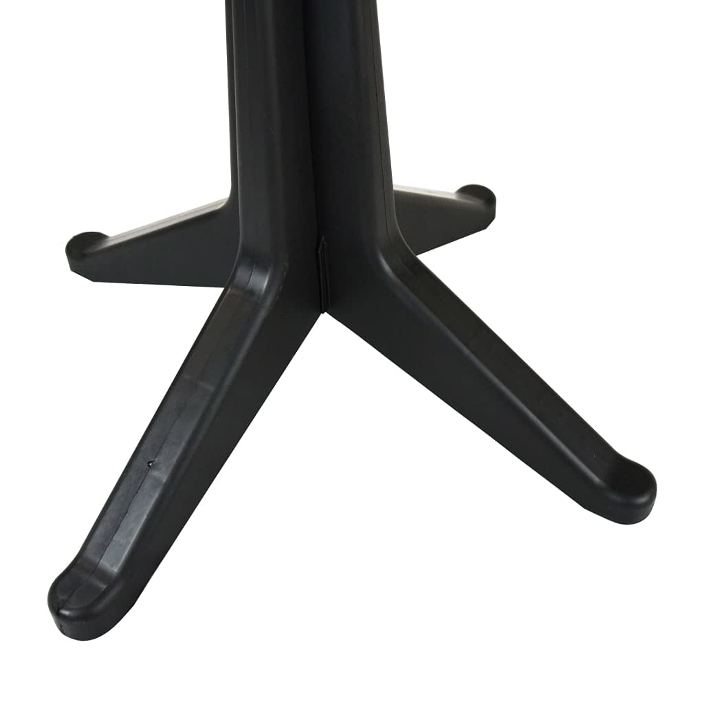 Premium Plastic Outdoor Tea Table - Durable Backyard & Lawn Furniture, 27.6