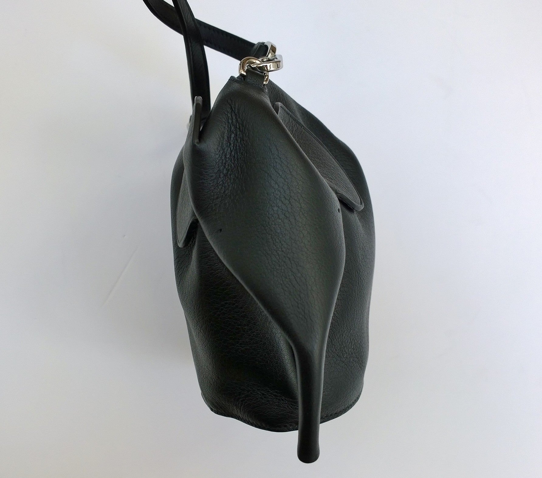 Loewe Elephant Black Leather Crossbody Mini Bag - Stylish & Compact for Everyday Use, Travel & Special Occasions