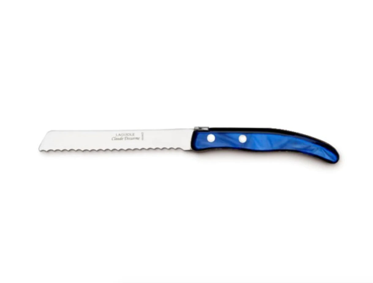 Premium Berlingot Tomato Knife - Stainless Steel Serrated Blade for Slicing Tomatoes, Fruits & Soft Foods - Perfect for Kitchen, BBQ, Picnics & Camping