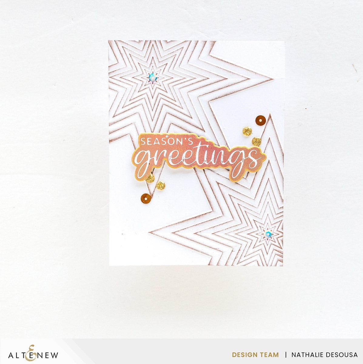 Stellar Cascade 3D Embossing Folder for Card Making, Scrapbooking & DIY Paper Crafts - Elegant Floral Design for Handmade Greeting Cards, Invitations & Albums