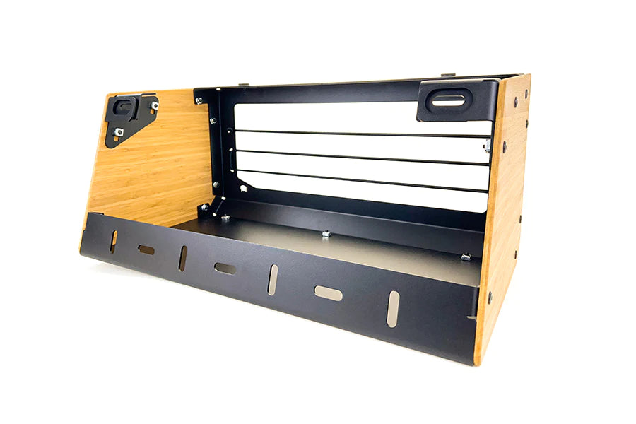 Rigwell Stash Cabinet 24 Open Slim - Compact Storage Solution for Small Spaces | Perfect for Home, Office, or Garage Organization