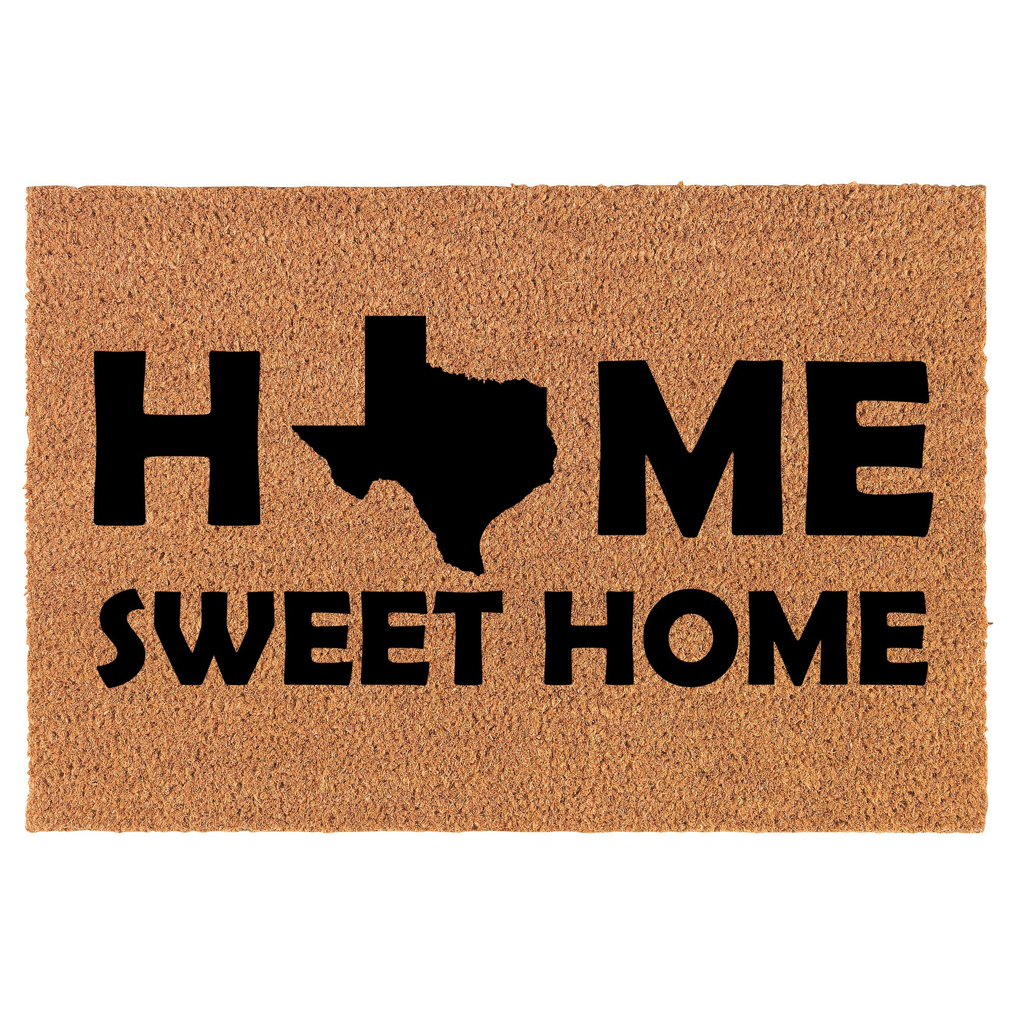 Premium Coir Doormat for Front Door - Natural Coconut Fiber Welcome Mat - New Home Closing & Housewarming Gift - 