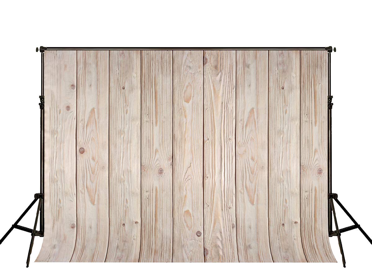 Brown Wooden Photo Backdrop - 10x10ft Wood Plank Texture for Photography & Studio Shoots