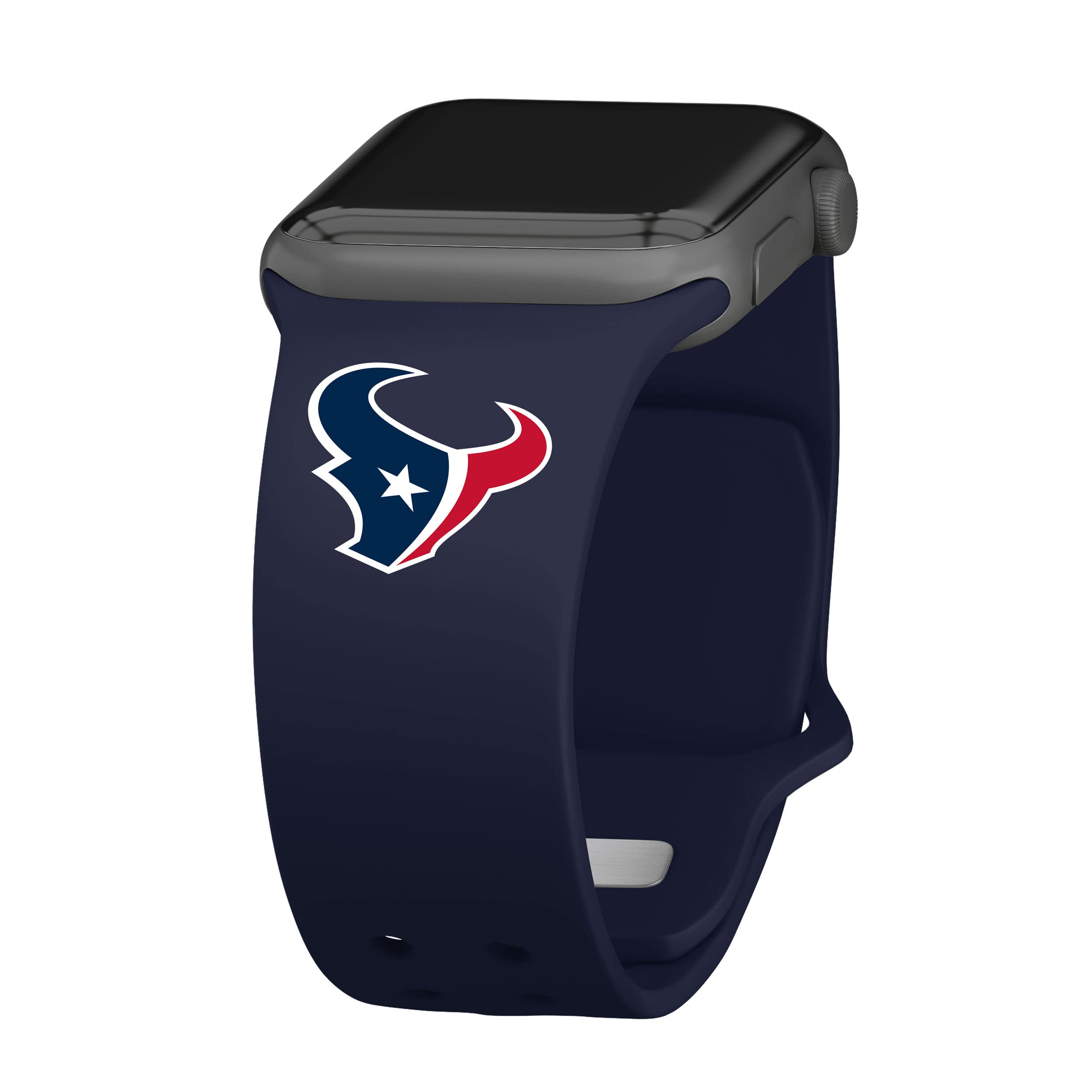 Houston Texans Apple Watch Band - 3-Piece Silicone Sport Set for Workout & Daily Wear