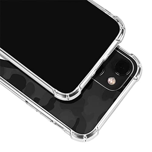 Skinit Clear Protective Phone Case Compatible with iPhone 13 - Shark Teeth Grey Street Camo Design | Durable Scratch-Resistant Cover for Everyday Use, Travel & Outdoor Activities