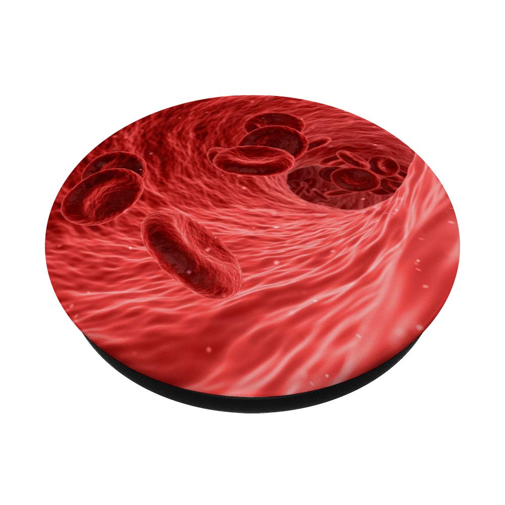 Red Blood Cell Platelets Popsocket - Expandable Phone Grip & Stand for iPhone, Samsung - Perfect for Medical Students, Nurses, and Science Enthusiasts - Use for Phones, Tablets, and Daily Commuting