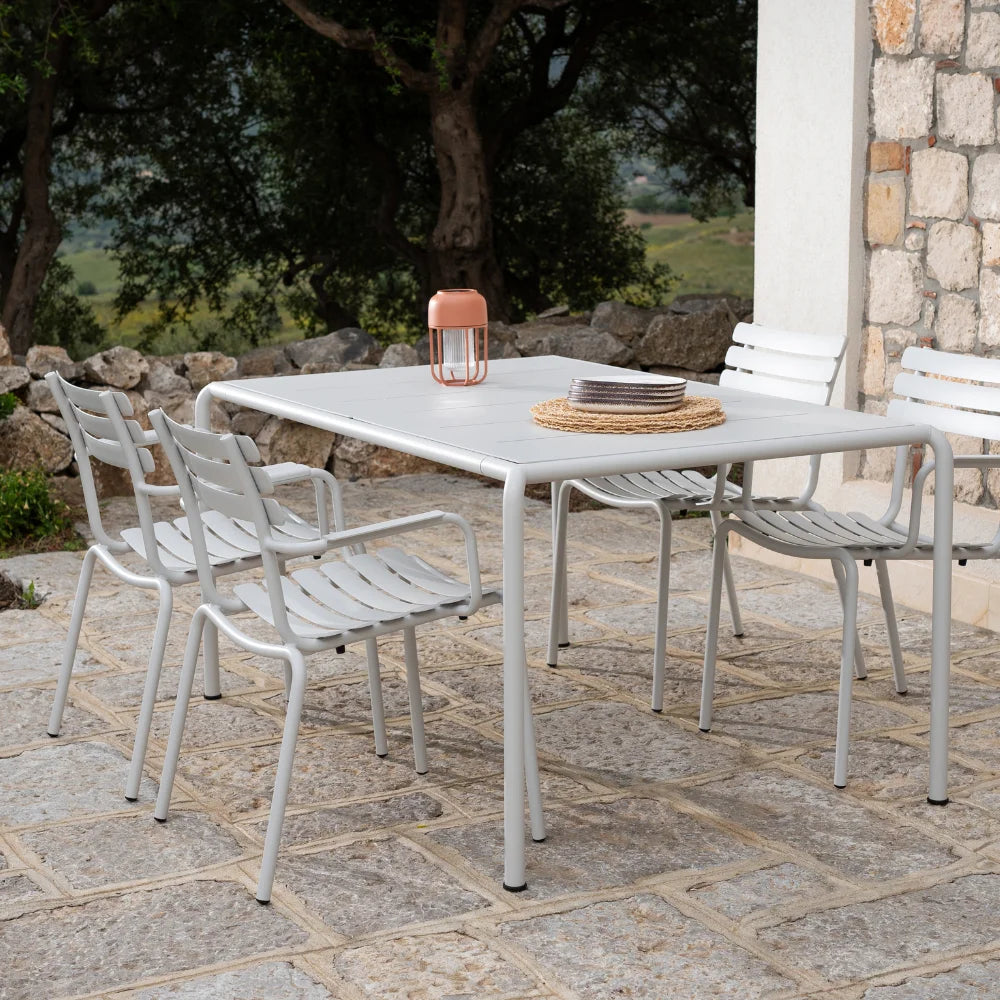 ALUA Outdoor Stackable Dining Chairs - Lightweight, Weather-Resistant, Durable for Patio, Garden, Poolside & Backyard Use