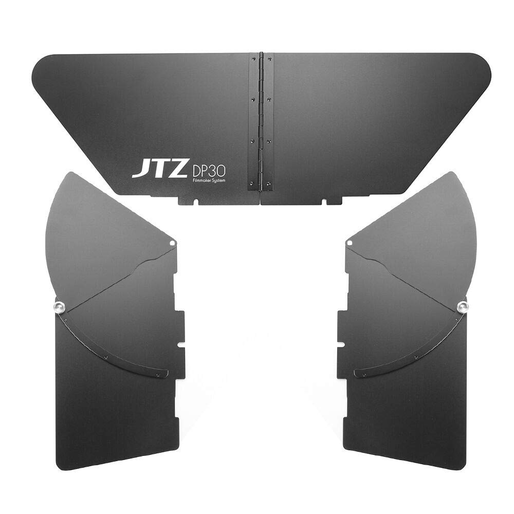 JTZ Top Flag + Side Flags Set for DP30 4x4 4x5.65 Carbon Fiber Matte Box - Professional Matte Box Kit for Cinematic Filmmaking, Photography & Video Production