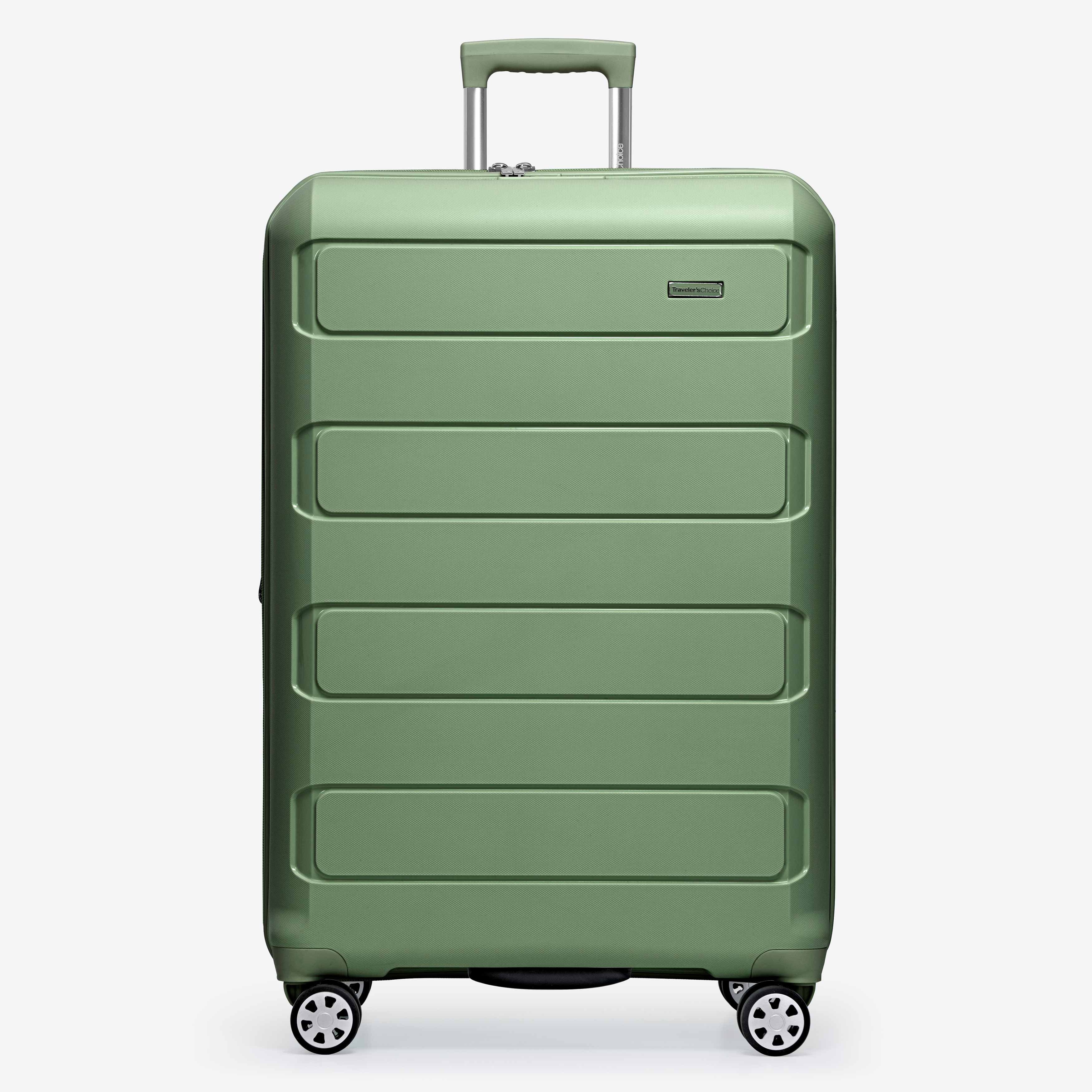 Pagosa 3 Piece Luggage Set - Lightweight Spinner Suitcase with TSA Lock - Perfect for Travel, Business Trips & Vacations