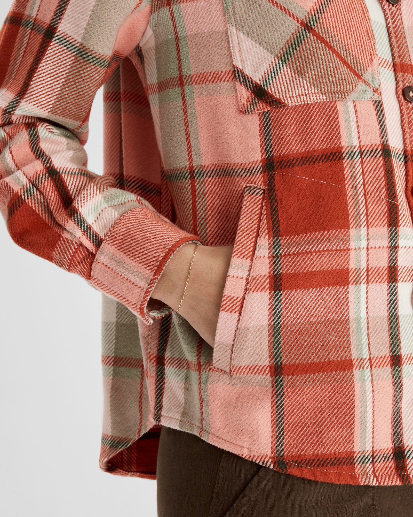 Women's Huntly Long Sleeve Plaid Shirt - Soft Flannel Button Down Top for Fall & Winter - Perfect for Cabin Retreats, Outdoor Adventures and Casual Office Wear